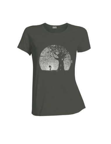 T-shirt fair-trade and organic NARA "Pousse"