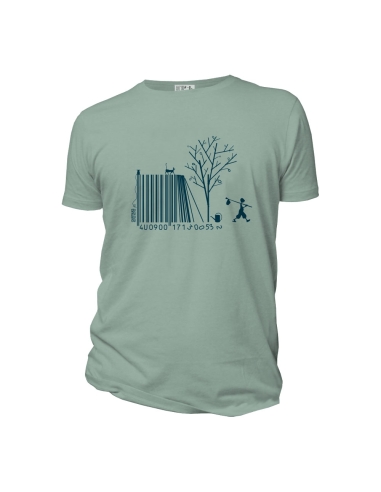 Organic and ethical T-Shirt DOUALA "Code bar(b)re"