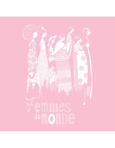 T shirt fair trade and organic NARA "Femmes du Monde"