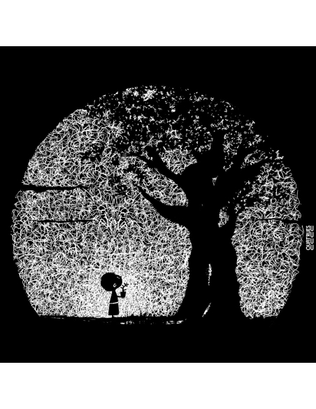 Bio und Fair V-Ausschnitt T-Shirt AWARA "Pousse"