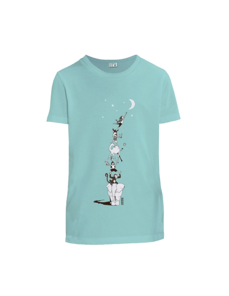 Bio und Fair gehandelte T Shirt MANAUS "Décrocher la lune"