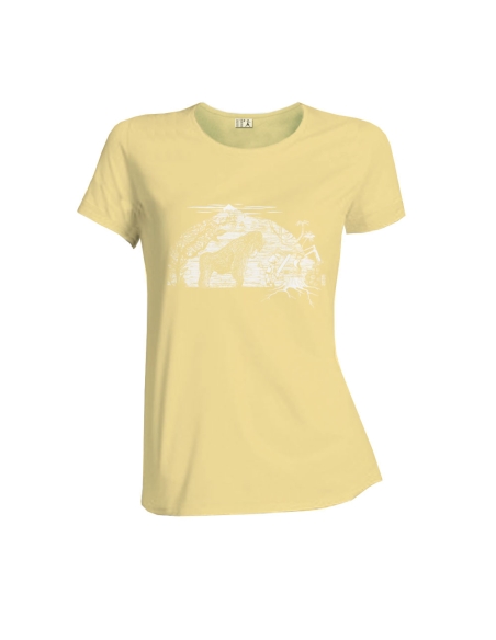 T-shirt fair-trade and organic NARA "Gare au gorille"