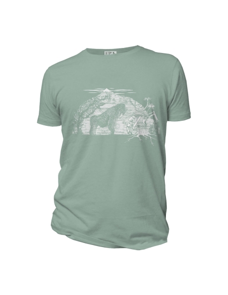 Organic und Fair T-Shirt DOUALA "Gare au gorille"