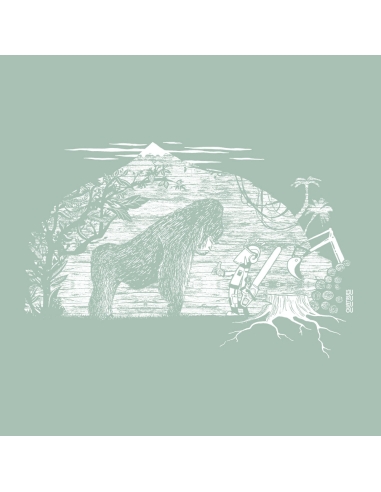 Organic and ethical T-Shirt DOUALA "Gare au gorille"