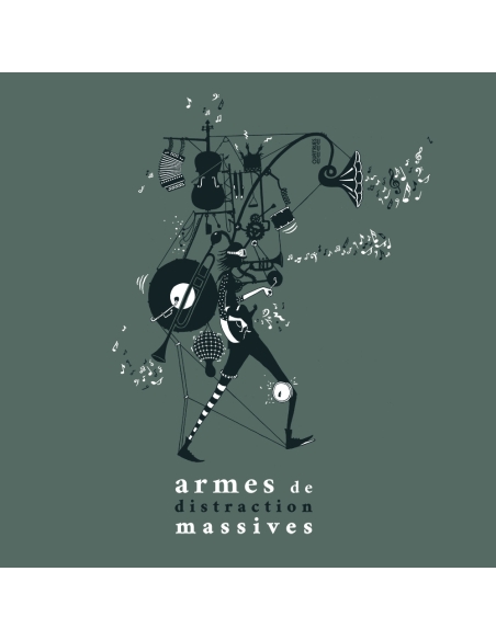 T-shirt écolo et éthique "Armes de distraction massive"