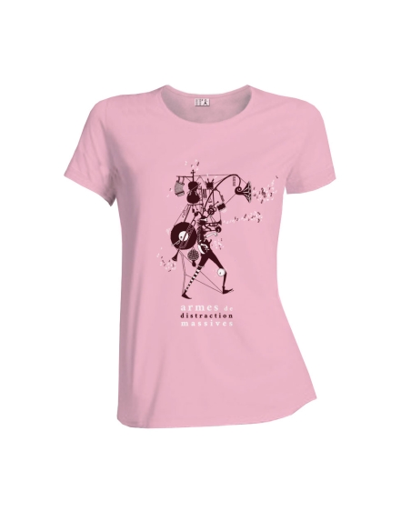 T-shirt fair-trade and organic NARA "Armes de Distraction Massive"