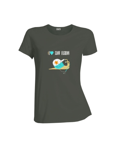 T-shirt coton bio éthique NARA "Slow fashion"