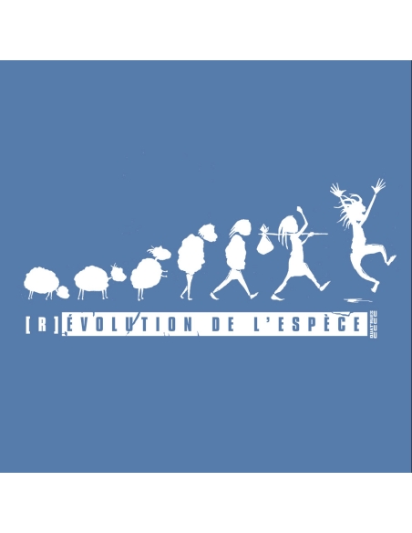 Organic und Fair T-Shirt DOUALA "(R)évolution de l'espèce"