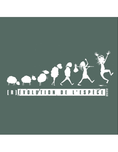 Organic und Fair T-Shirt DOUALA "(R)évolution de l'espèce"