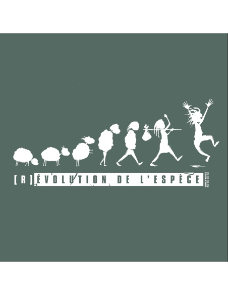 Organic und Fair T-Shirt DOUALA "(R)évolution de l'espèce"