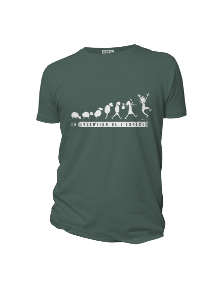 Organic und Fair T-Shirt DOUALA "(R)évolution de l'espèce"