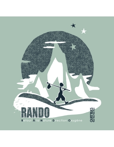 T shirt éco-responsable coton bio "Rando"