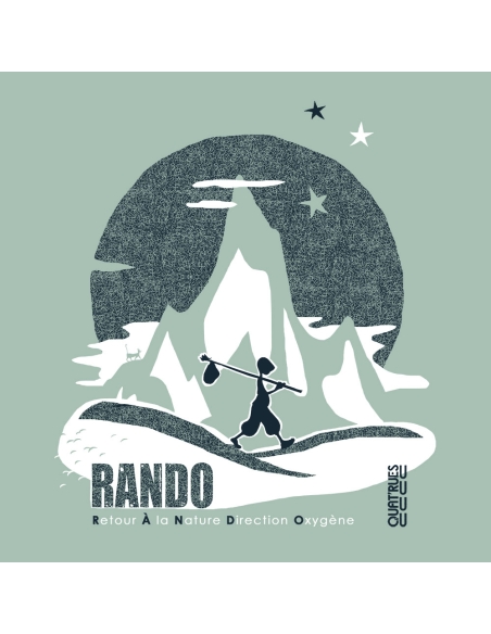 T shirt éco-responsable coton bio "Rando"