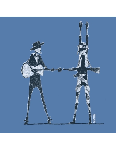 T-shirt bio équitable DOUALA "Haut les mains"