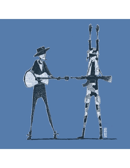 T-shirt bio équitable DOUALA "Haut les mains"