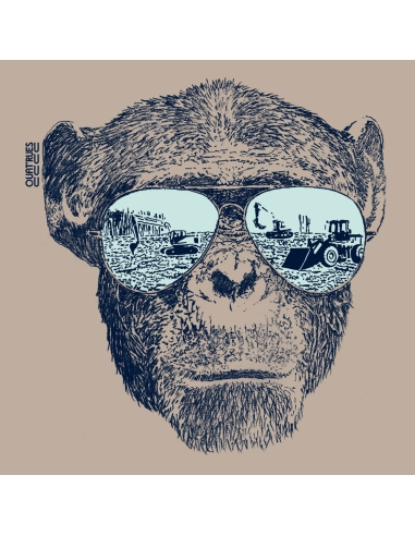 T-shirt bio équitable DOUALA "Homo Eradicus"