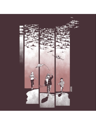 T-shirt bio équitable DOUALA "Jeux de guerre"