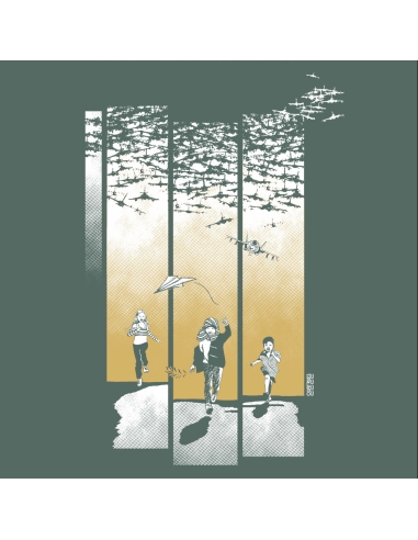 T-shirt bio équitable DOUALA "Jeux de guerre"