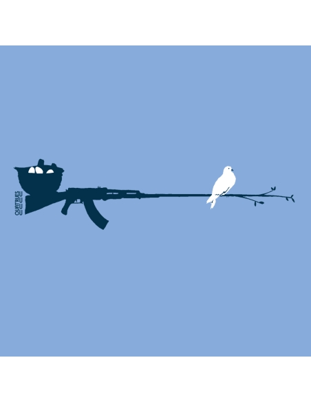 Organic and fair T-shirt NARA "Peace & Vole"