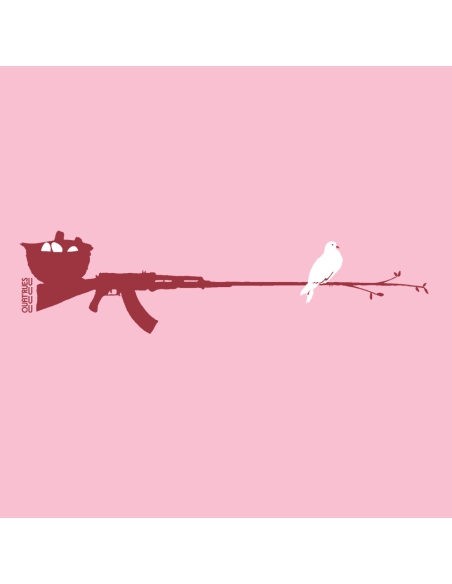 Organic and fair T-shirt NARA "Peace & Vole"