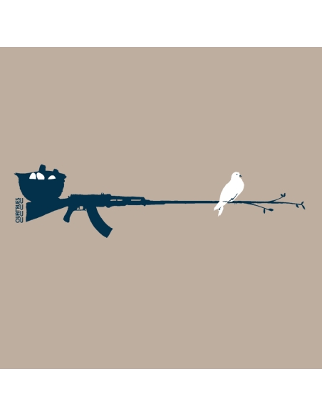 Organic und Fair T-Shirt DOUALA "Peace & Vole"