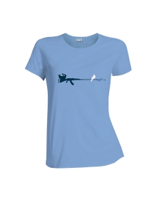 T-shirt équitable coton bio NARA "Peace & Vole"