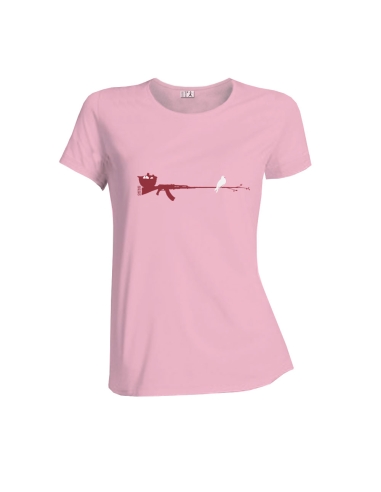 T-shirt équitable coton bio NARA "Peace & Vole"