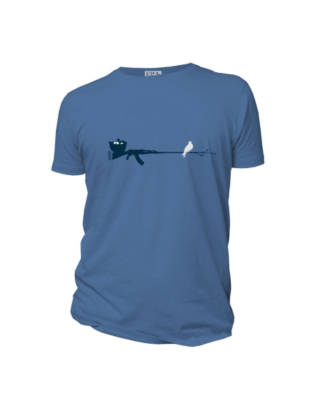 T-shirt bio équitable DOUALA "Peace & Vole"