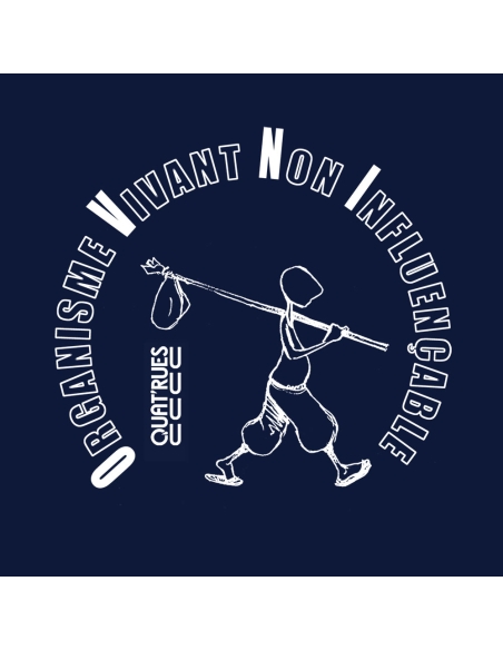 Bio und Fair V-Ausschnitt T-Shirt AWARA "empreinte O.V.N.I"