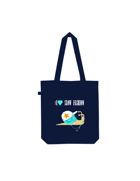 Fair und Bio tote bag SAGY "Slow fashion"