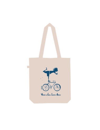 Sac en toile coton bio équitable SAGY "Vélo"