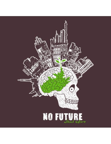 Organic und Fair T-Shirt DOUALA "No future"