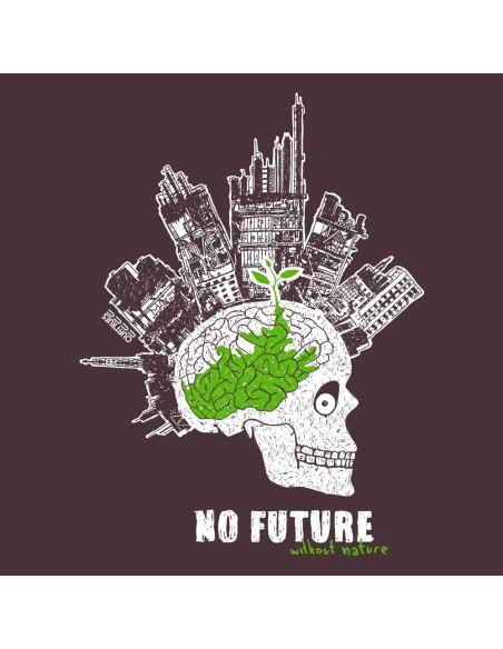 Organic and ethical T-Shirt DOUALA "No future"