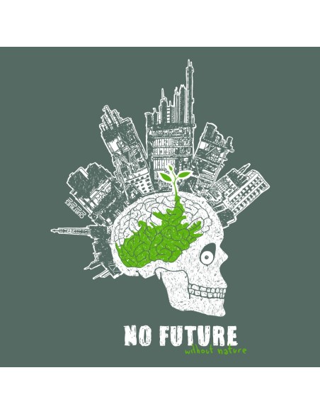 Organic and ethical T-Shirt DOUALA "No future"