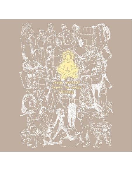 Organic und Fair T-Shirt DOUALA "Meditate"