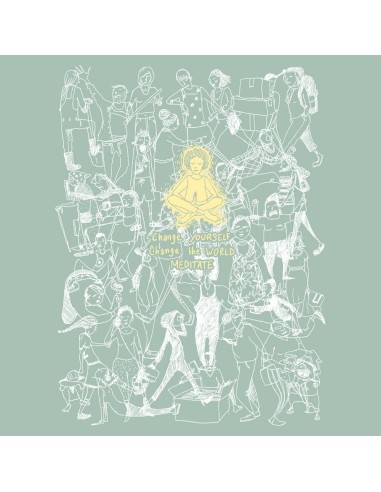 T-shirt bio équitable DOUALA "Meditate"