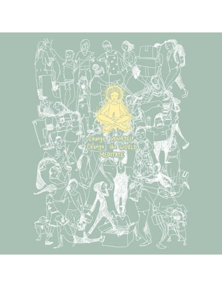 Organic und Fair T-Shirt DOUALA "Meditate"