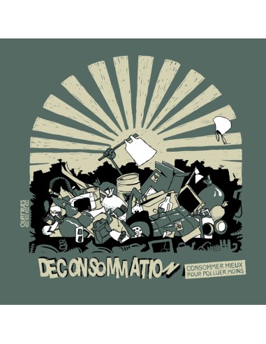 T-shirt bio équitable DOUALA "Déconsommation"