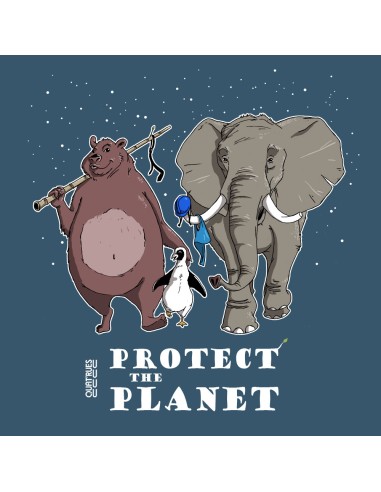Organic und Fair T-Shirt DOUALA "Protect the planet"