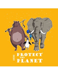 Organic und Fair T-Shirt DOUALA "Protect the planet" 2