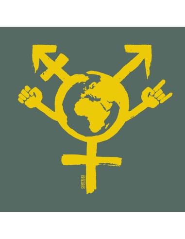 Organic and ethical T-Shirt DOUALA "Egalita Powa"