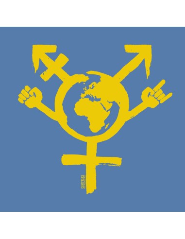 Organic and ethical T-Shirt DOUALA "Egalita Powa"