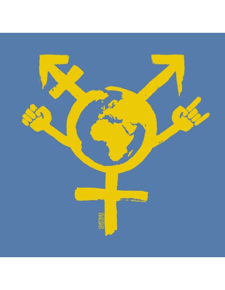 Organic and ethical T-Shirt DOUALA "Egalita Powa"