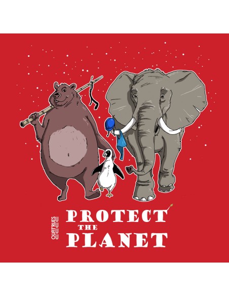 Bio und Fair gehandelte T Shirt MANAUS "Protect the planet"