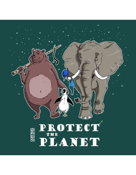 Bio und Fair gehandelte T Shirt MANAUS "Protect the planet"