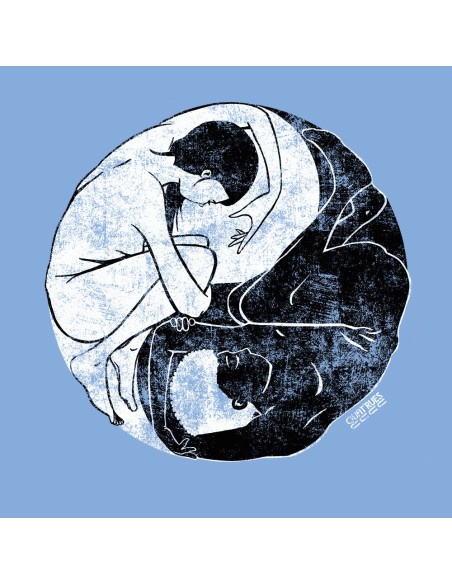 Bio und Fair V-Ausschnitt T-Shirt AWARA "Yin & Yang"