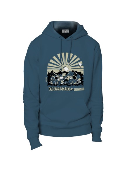 Ethical organic hoodie JAISALMER "Déconsommation"