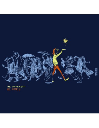 DUO Frau Bio-Baumwolle und Fair Trade T-Shirt + Jacke "Be different"