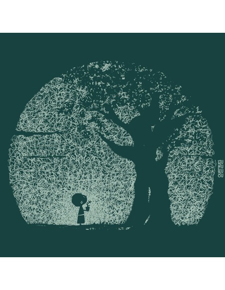 Men's duo Fairtrade organic cotton T-shirt + jacket "Pousse"