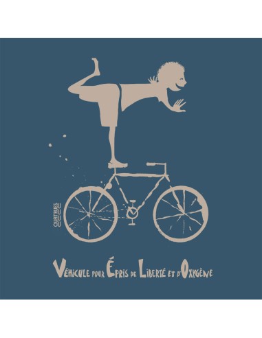 Men's duo Fairtrade organic cotton T-shirt + jacket "Vélo"
